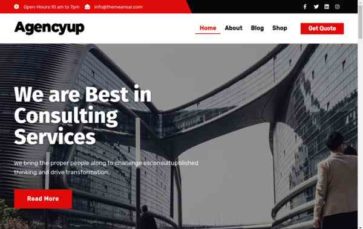 Agencyup (screenshot desktop)