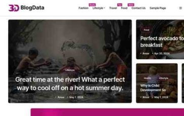 Screenshot Desktop BlogData (screenshot desktop)