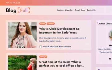 Blogfull (screenshot desktop)