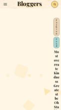 Bloggers (Themeansar) - (screenshot mobile)