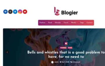 Blogier Pro (screenshot desktop)
