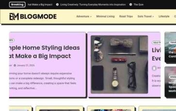 Blogmode (screenshot desktop)