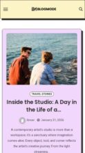 Blogmode (screenshot mobile)