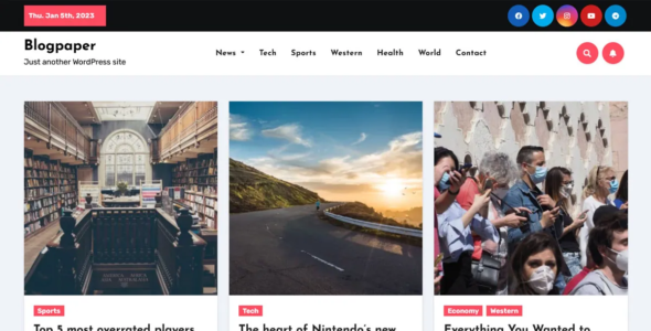 Blogpaper (Themeansar)