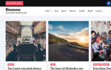 Blogpaper (screenshot desktop)