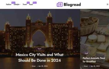 BlogRead (screenshot desktop)