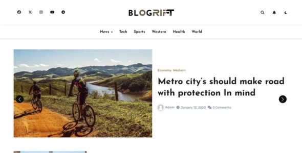 Blogrift (Themeansar)