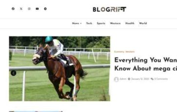 Blogrift (screenshot desktop)