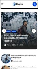 Blogxo (screenshot mobile)