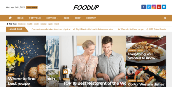 Foodup (Themeansar)