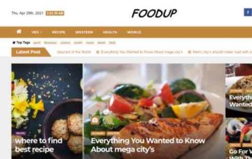 Foodup (screenshot desktop)