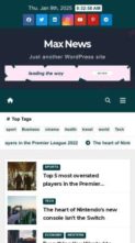 Max News (screenshot mobile)