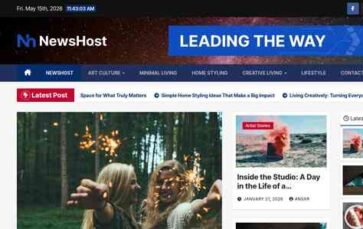 News Host (screenshot desktop)