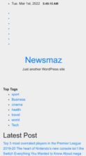 News Maz (screenshot mobile)