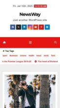 News Way (Themeansar) (screenshot mobile)