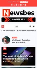 Newsbes (screenshot mobile)