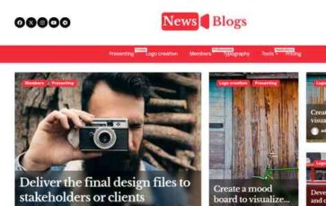 Newsblogs (screenshot desktop)