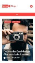 Newsblogs (screenshot mobile)