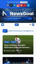 Newsgoal (screenshot mobile)