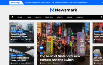 Newsmark (screenshot desktop)