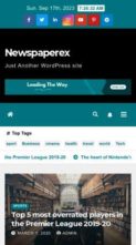 Newspaperex (screenshot mobile)