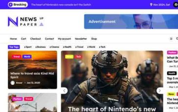 NewsPaperup Pro (screenshot desktop)