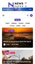 NewsPaperup Pro (screenshot mobile)