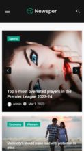 Newsper (screenshot mobile)