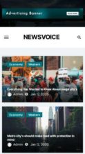 NewsVoice (screenshot mobile)