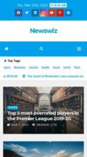 Newswiz (screenshot mobile)