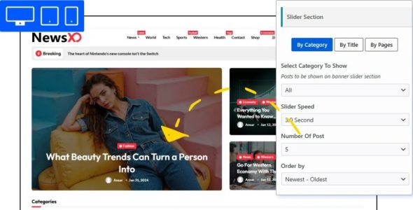 Newsxo Pro (Themeansar)