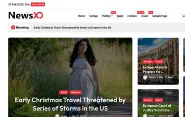 Newsxo (screenshot desktop)