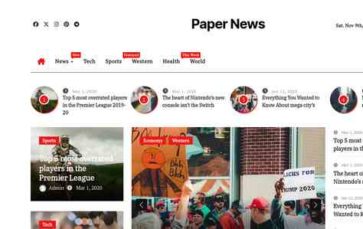 Paper News (screenshot desktop)