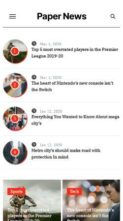 Paper News (screenshot mobile)