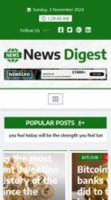 Screenshot Mobile News Digest (screenshot mobile)
