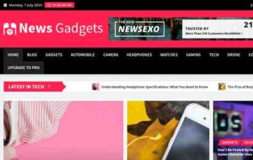 News Gadgets (screenshot desktop)
