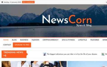 Screenshot Desktop NewsCorn (screenshot desktop)