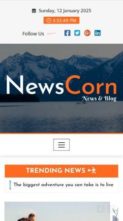 Screenshot Mobile NewsCorn (screenshot mobile)