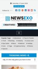 NewsExo Pro (screenshot mobile)