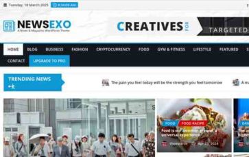 NewsExo (screenshot desktop)