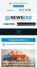 NewsExo (screenshot mobile)