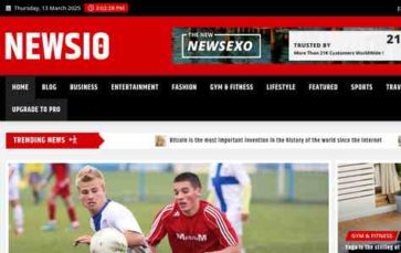 Newsio (screenshot desktop)