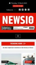 Newsio (screenshot mobile)