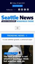 Screenshot Mobile Seattle News (screenshot mobile)