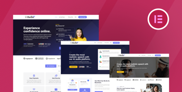 Elementor Hello One (theme.co.id)