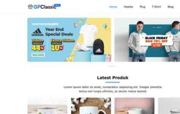 GP Classic Store (screenshot desktop)