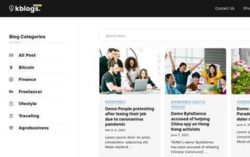GP-KB Blog (screenshot desktop)