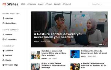 Screenshot Desktop GP Sites (screenshot desktop)
