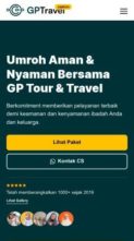 GP Travel (screenshot mobile)
