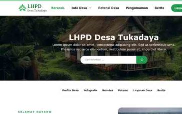 Web Desa (screenshot desktop)